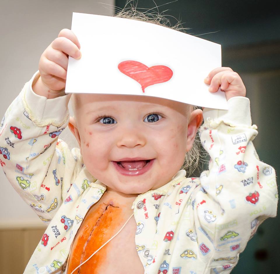 Happy Baby with heart picture