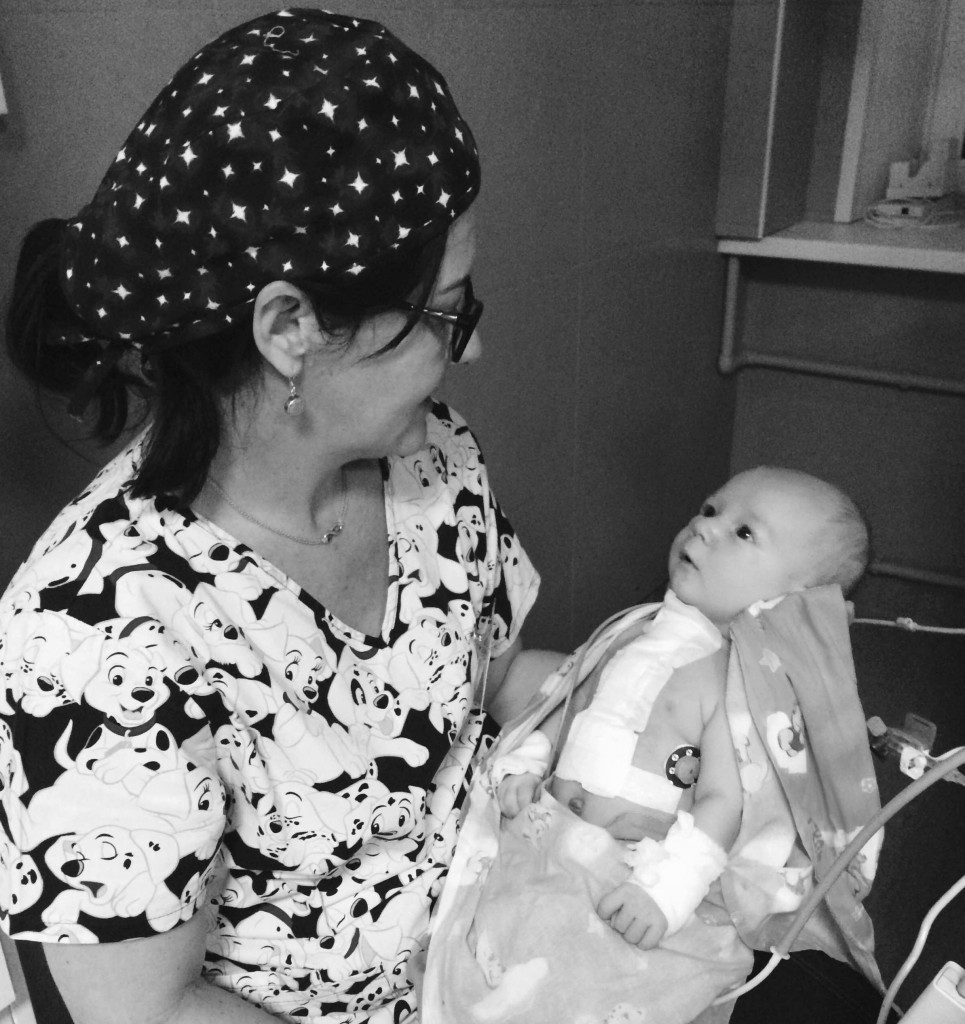 Nurse Karen and Baby Denis